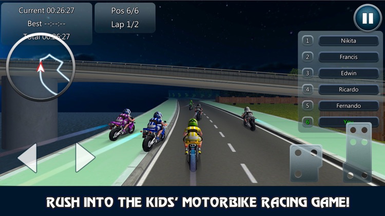 Crazy Kids Motorcycle Highway Race