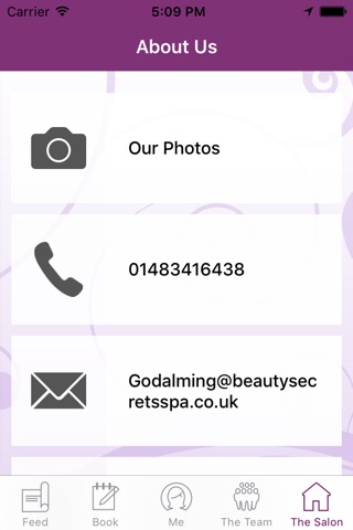 Beauty Secrets Spa App screenshot 3