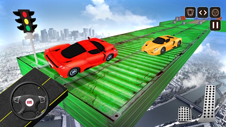 Impossible Road Stunt Car : Sky Drive Car Racing screenshot-4