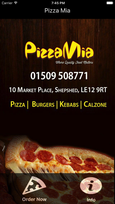 How to cancel & delete Pizza Mia, Shepshed from iphone & ipad 1