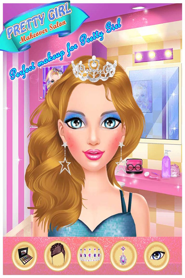 Pretty Girl Makeover Salon screenshot 3