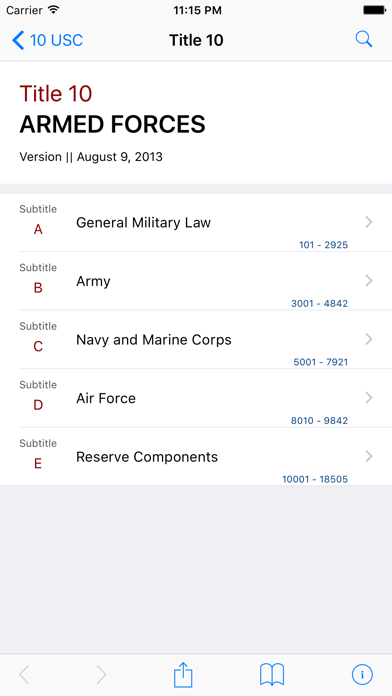 How to cancel & delete 10 USC - Armed Forces (LawStack Series) from iphone & ipad 1