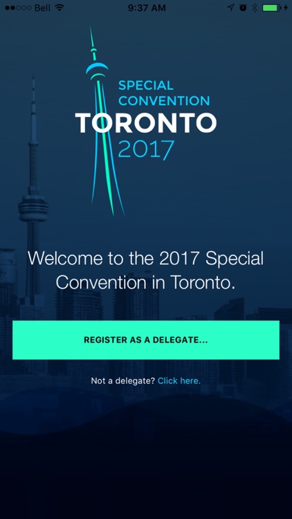 Toronto Special Convention 2017 - Delegate App
