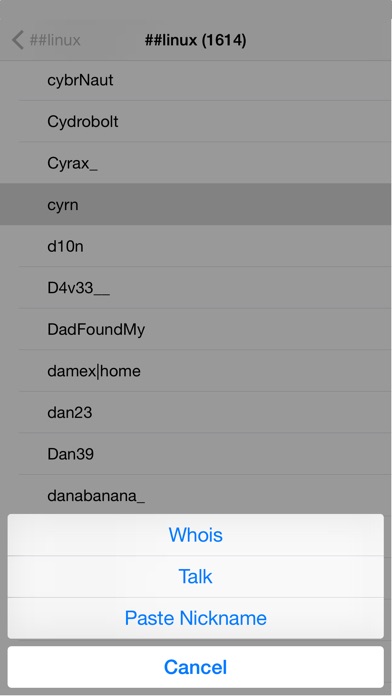 LimeChat - IRC Client screenshot1