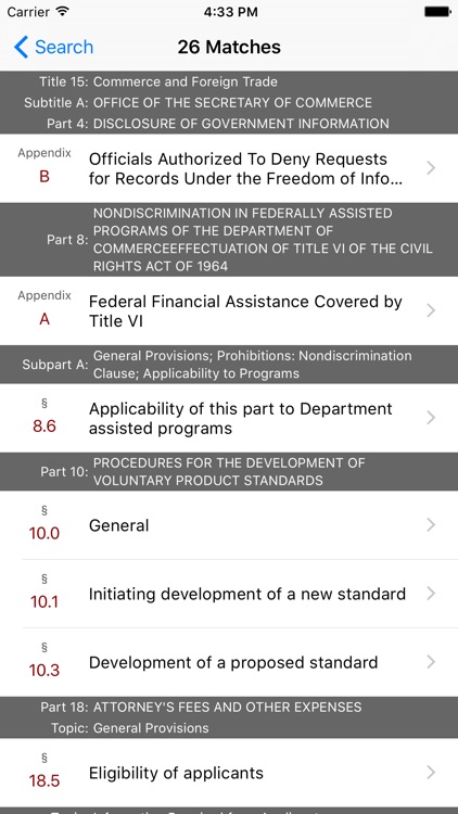 15 CFR - Commerce and Foreign Trade (LawStack Ser) screenshot-4