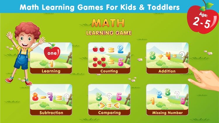 Math Learning Games For Kids Toddlers 2 to 3 Years