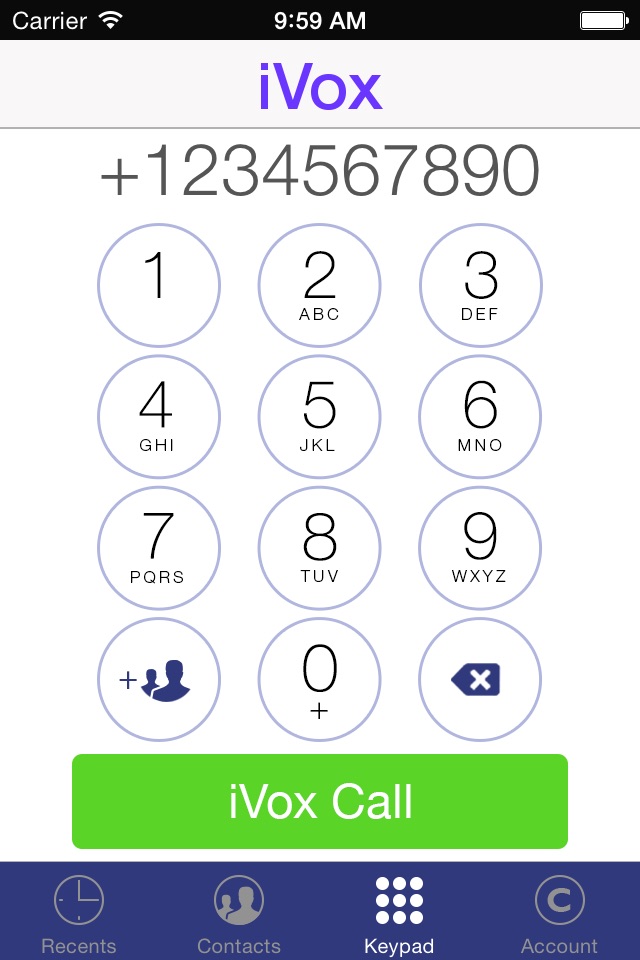 iVox Cheap International Calling App screenshot 2