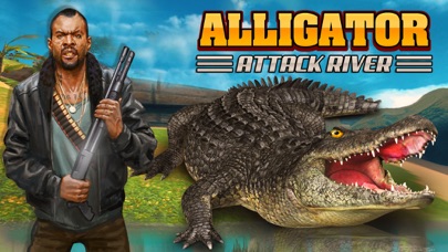 Alligator Attack River Animal Simulator Games screenshot 1