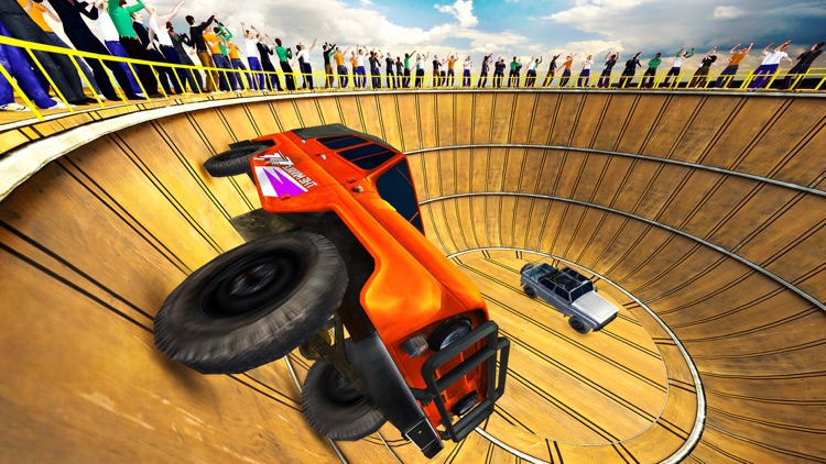 Well of Death Jeep Stunt Rider screenshot-3