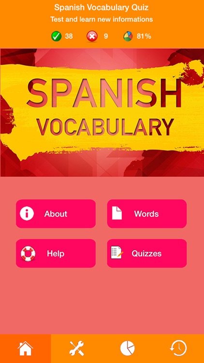 Spanish Vocabulary Quizzes