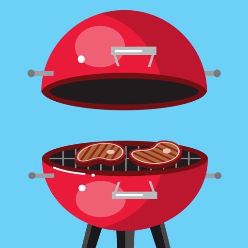 Let’s BBQ Barbeque Grilling Sticker Pack icon