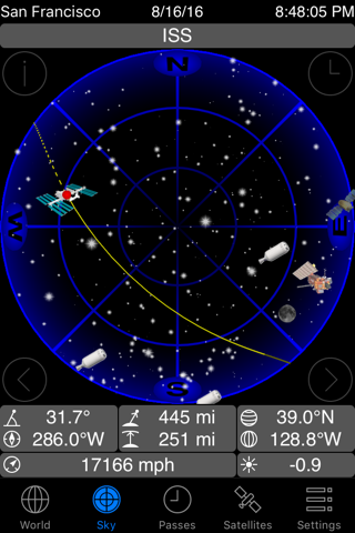 GoSatWatch Satellite Tracking screenshot 2