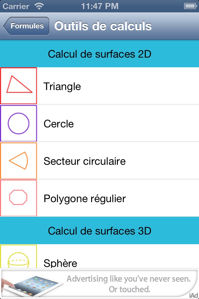 Maths Formulas Lite screenshot 3