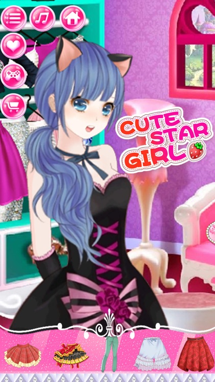Cute Star Girl - Princess Makeover Games for kids