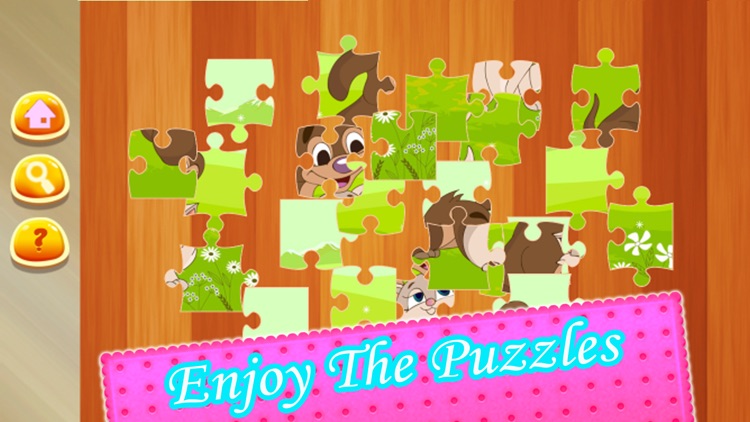 Cute Animals Puzzle - Jigsaw Combine pets