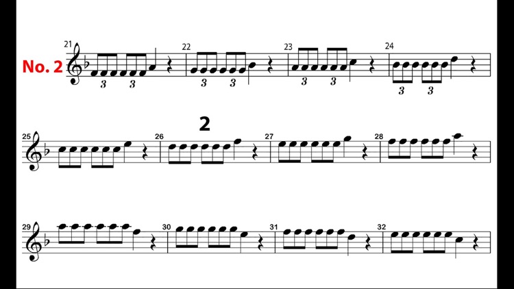 Arban Triple Tonguing Exercises 1-4