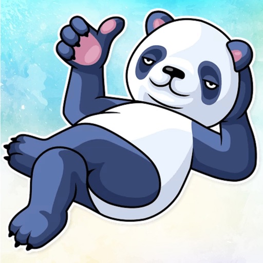 Lazy Panda! Stickers