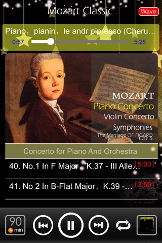 Mozart Classic - Concerto · Opera · Symphony screenshot 4