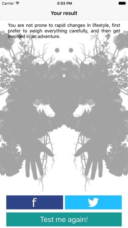 Inkblot Rorschach Test