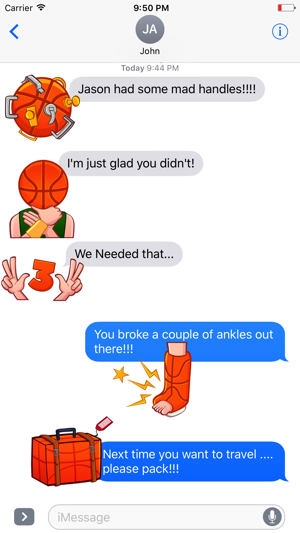 Ballermojis- Talk Trash Basketball Sticker Emojis(圖2)-速報App