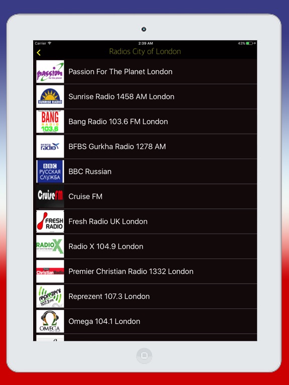 Radio United Kingdom UK - Internet Stations Online screenshot 2