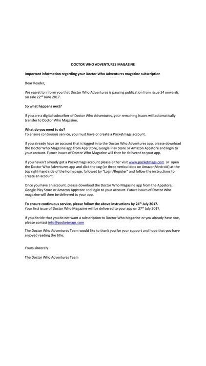 Doctor Who Adventures Magazine