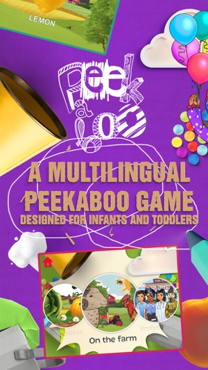 Peekaboo Moona: Fun First Games by Baby 