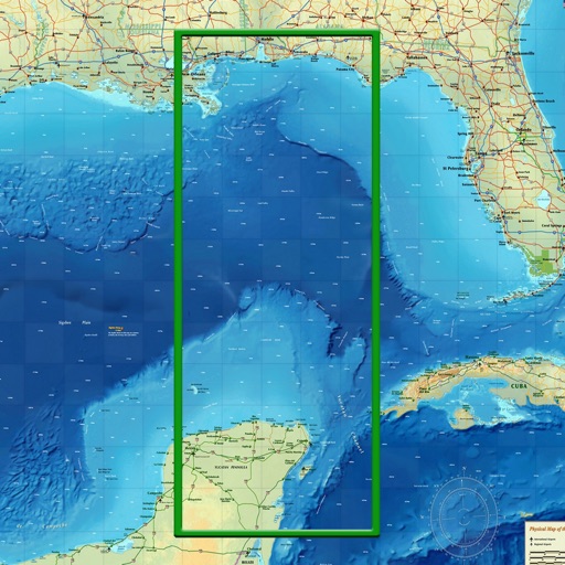 Marine Charts Offline: Gulf of Mexico - East