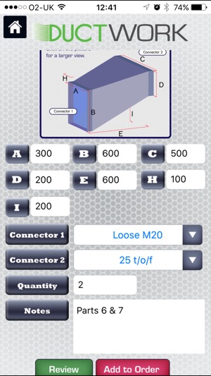 Ductwork Ordering App(圖2)-速報App