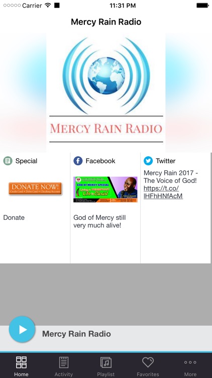 Mercy Rain Radio