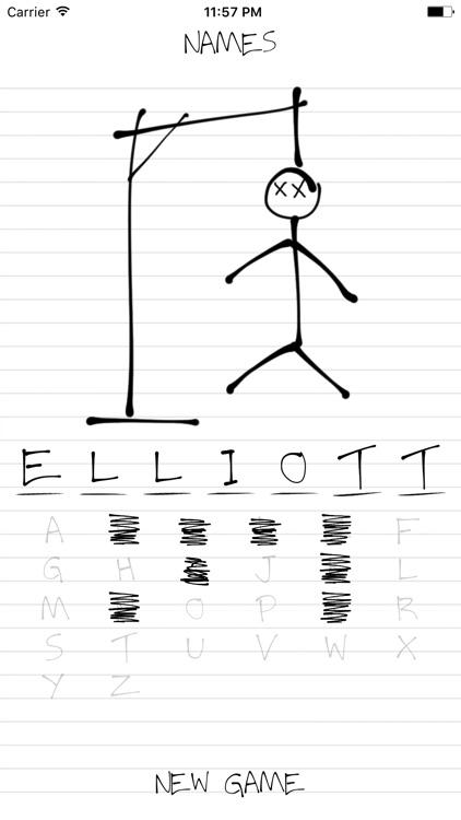 Hangman: Names