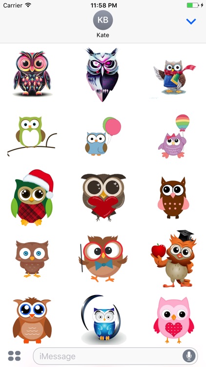 OwlCute - Owl Emojis And Stickers