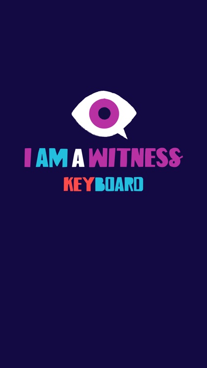I Am A Witness Keyboard