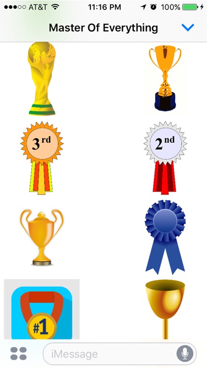 Trophy Stickers : If you're not First you're Last!