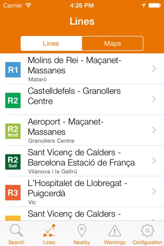 Rodalies de Catalunya screenshot 2