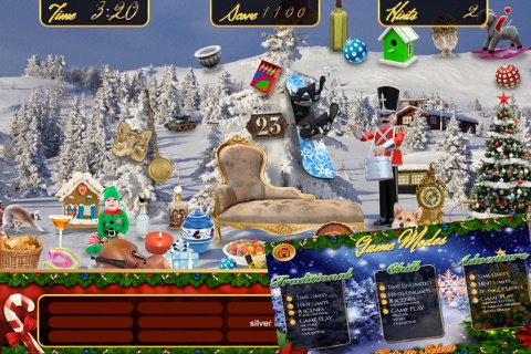 Hidden Objects Merry Christmas Winter Object Time screenshot 3