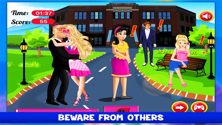 High School - Girls Kissing