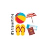 Travel Element Stickers - Plan your holiday