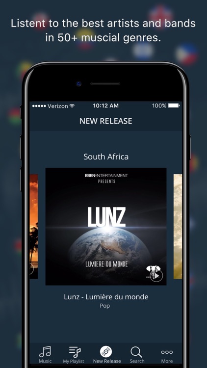 Eben Music – Listen to music from 200+ Countries screenshot-3