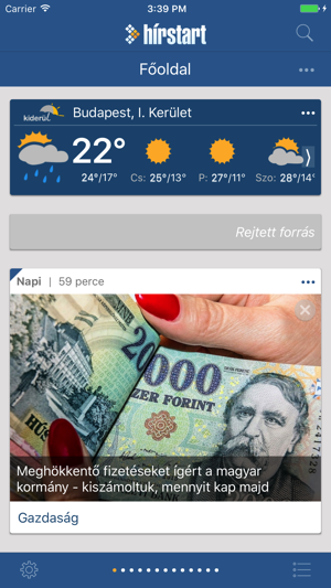 Hírstart - hírek és időjárás(圖1)-速報App