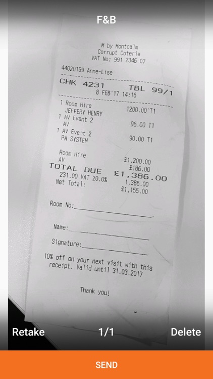 Receipts by Jeffreys Henry LLP screenshot-3