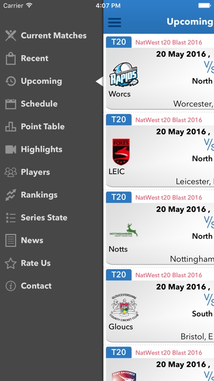 Live NatWest T20 Blast 2017 screenshot-3