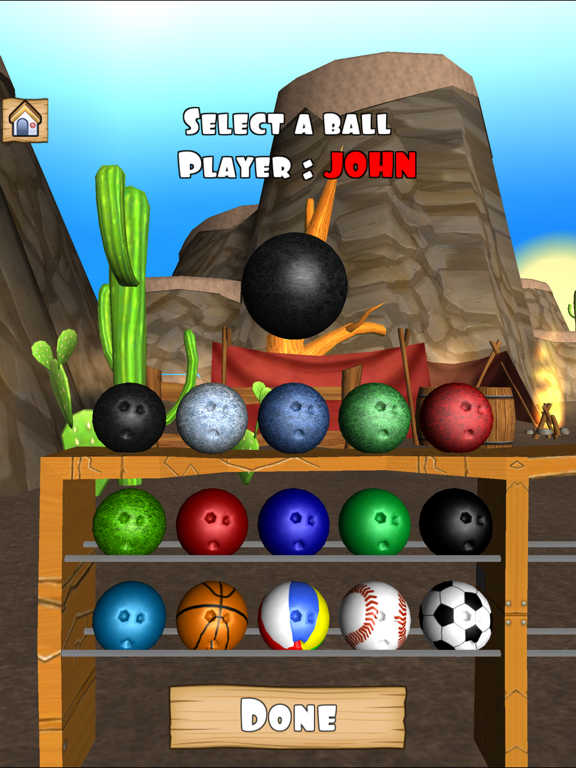 Bowling Western iPad app afbeelding 1