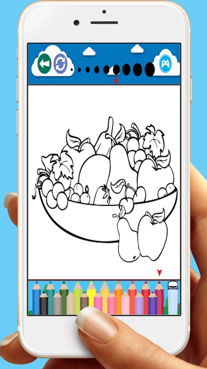 Printable Fruits Coloring Book For Kids