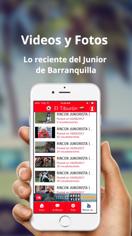 El Tiburón - Fútbol del Junior de Barranquilla