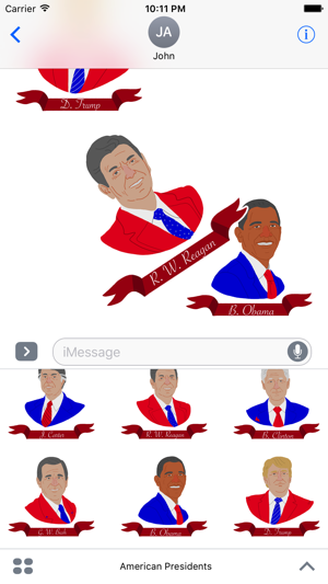 American Presidents Stickers(圖2)-速報App