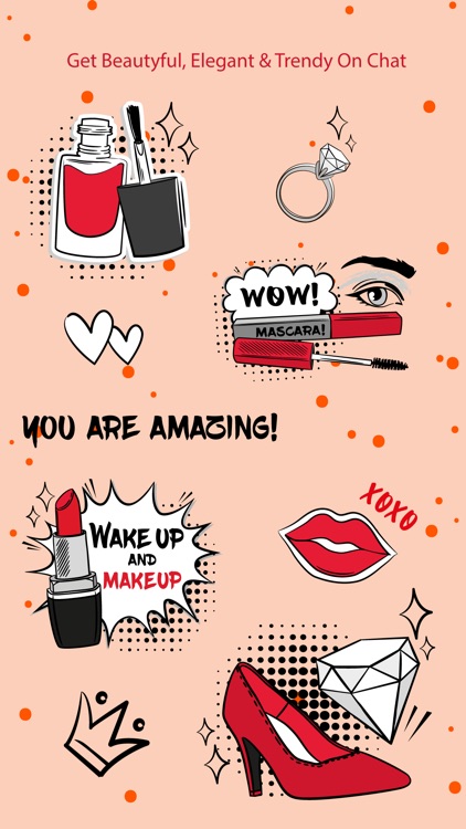 Beauty & Makeup Stickers screenshot-3