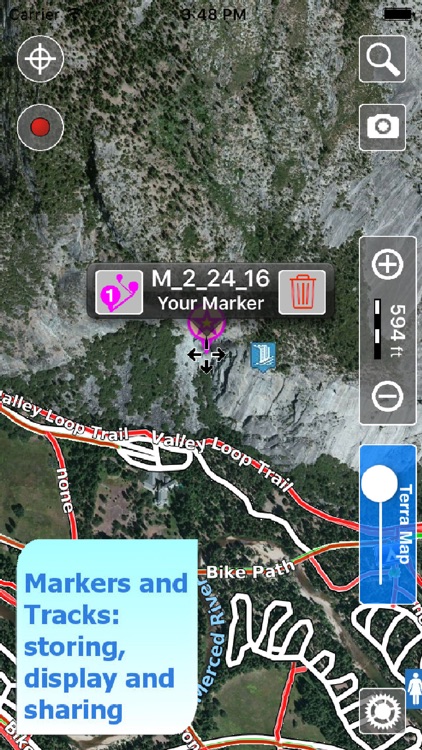Trails of Yosemite NP - GPS Topo Maps for Hiking screenshot-3