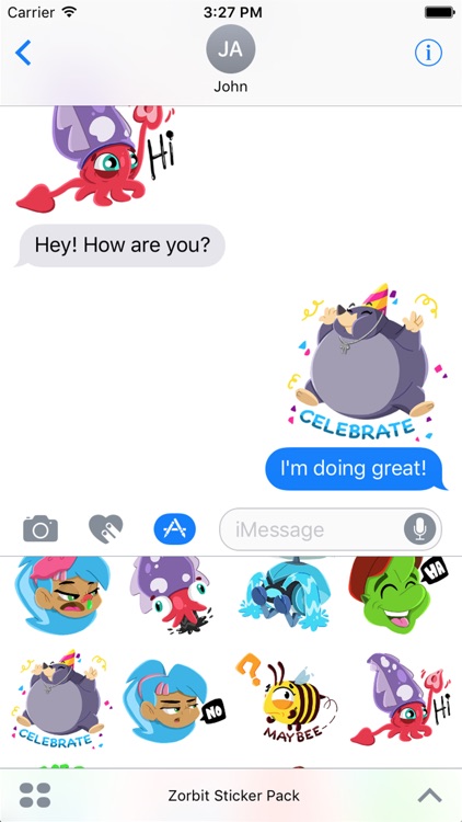 Zorbit Sticker Pack