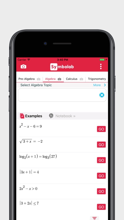 Symbolab - Calculator with steps